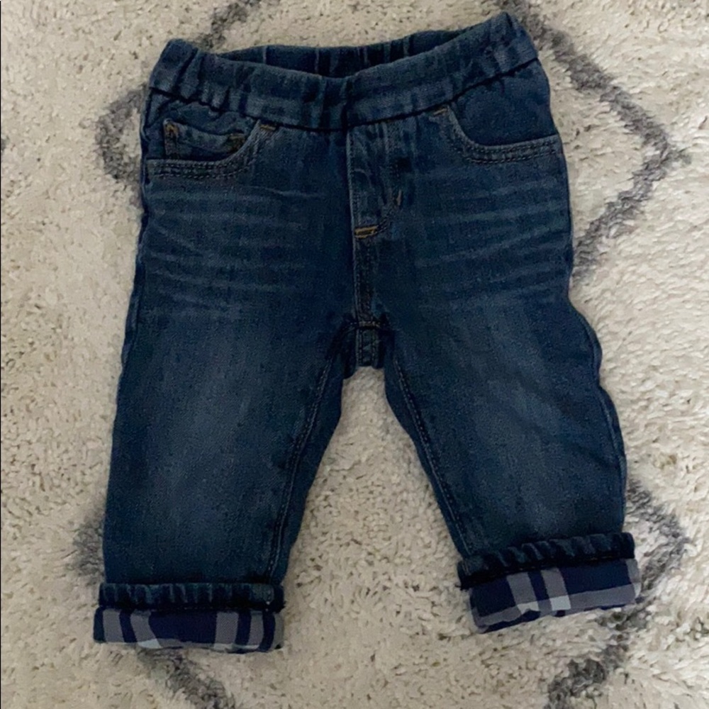 Baby gap lined jeans